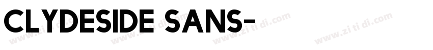 Clydeside Sans字体转换